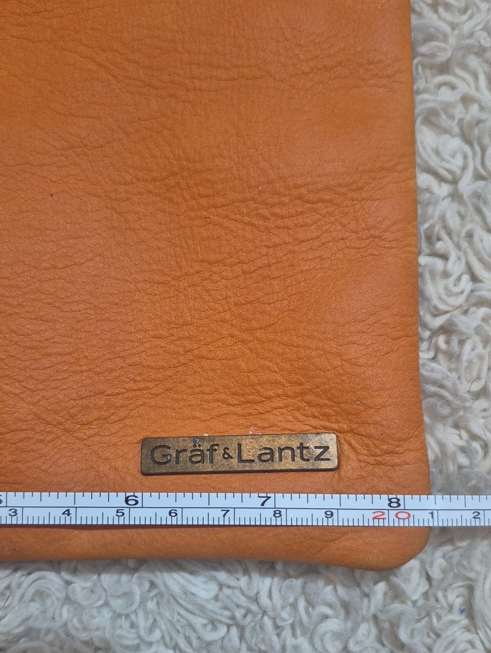 Graf & Lantz Colorblock JODI Crossbody Magenta Pumpkin Travel Bag Flap Purse - Picture 4 of 5